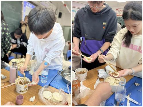 同学们分工协作包饺子 (2) 同学们分工协作包饺子 (2)