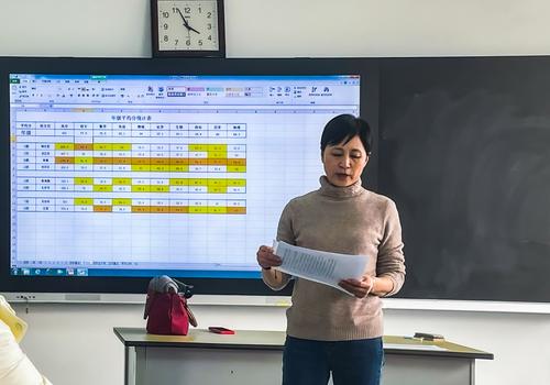 1年级主任贺建萍主持会议 1年级主任贺建萍主持会议