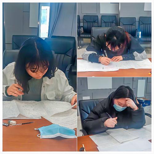 1.语文组青年教师在认真答题 1.语文组青年教师在认真答题