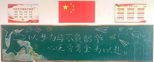 “冲刺高考”主题黑板报展示2 “冲刺高考”主题黑板报展示2
