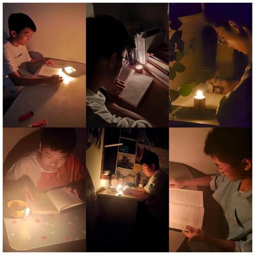 4学生在自己制作的油灯下阅读 4学生在自己制作的油灯下阅读