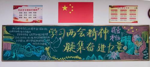 4“我眼中的全国两会”主题黑板报展示 4“我眼中的全国两会”主题黑板报展示