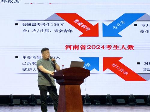 4高考专家王老师向学生和家长介绍新高考政策