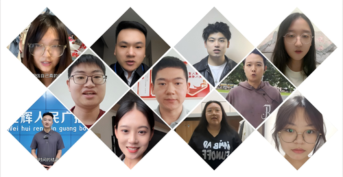 7.往届优秀毕业生代表通过视频向学弟学妹们传递鼓励与经验 7.往届优秀毕业生代表通过视频向学弟学妹们传递鼓励与经验